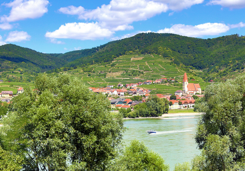 Ausblick von St. Lorenz auf Weißenkirchen (Foto: Martin Hesz)