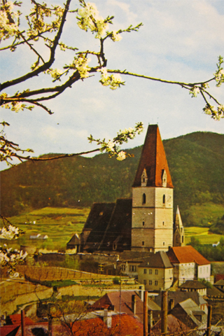 Postkarte, Pfarrkirche Weißenkirchen
